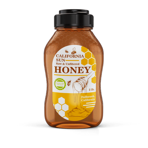 Pristine Unfiltered Honey – 2 lb Bottle | Raw & Natural Sweetener Front