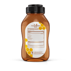 Organic Artisan Raw Honey – 1 lb Bottle | 100% Natural & Unprocessed Back
