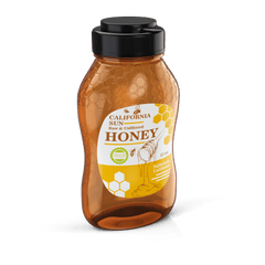 Raw & Unfiltered Honey – 12 oz Bottle | Pure & Natural Sweetener Left 45