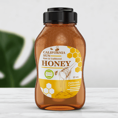 Raw & Unfiltered Honey – 12 oz Bottle | Pure & Natural Sweetener Lifestyle